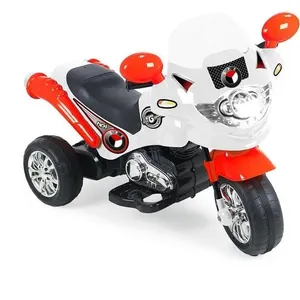 Moto Elétrica Infantil Speed Chopper com Sons Realistas Bateria 6V Branca Homeplay Moto Elétrica Infantil Speed Chopper Bateria 6V Branca Homeplay