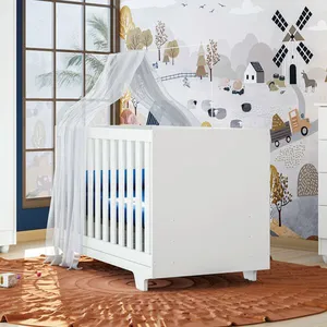 Berço Mini Cama 100% MDF Life Branco