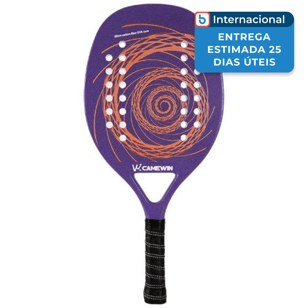 Raquete Beach Tennis Camewin Roxo J-MBI