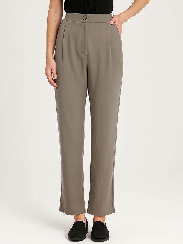 Calça Alfaiataria Reta Feminina CINZA P