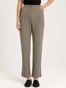 Calça Alfaiataria Reta Feminina CINZA P