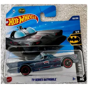 Hot Wheels Batmóvel da Série de TV, Batman 35, 103250, Miniatura Diecast Escala 1:64,Mattel