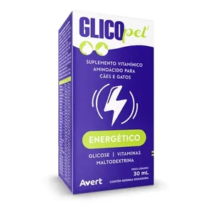 Glicopet Suplemento Vitamínico para Cães e Gatos Avert 30 ml