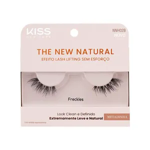 Cílios Postiços The New Natural Metadinha Freckles - Kiss New York Freckles Preto