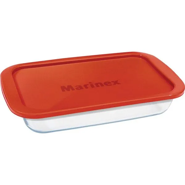 Assadeira com Tampa Retangular 2,9l Marinex