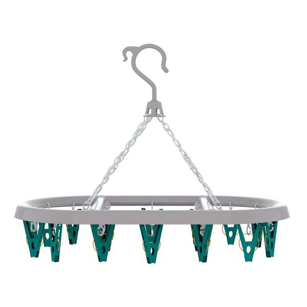 Mini Varal Oval FlashLimp LAV6803 com 24 Prendedores em Plástico