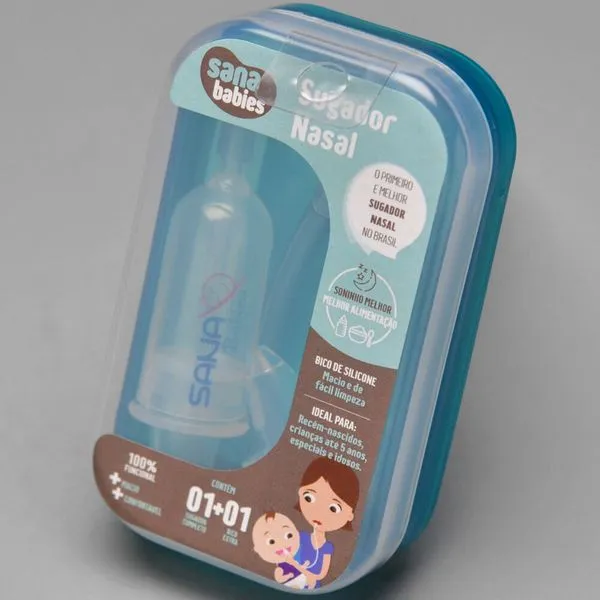 Sugador Nasal com Estojo e Bico Extra Verde - 9390 Verde - 9390