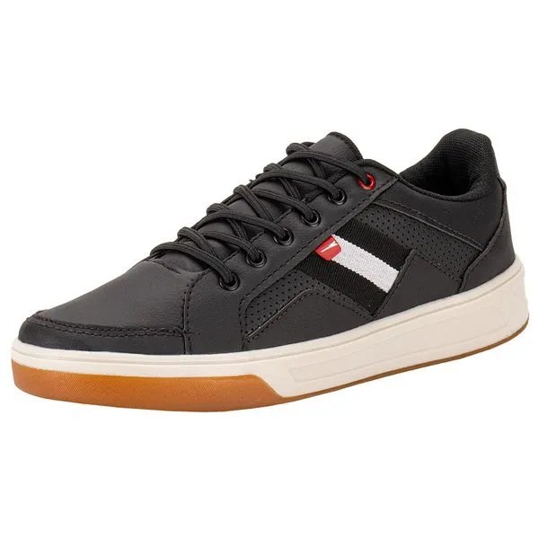 Sapatênis Masculino Rayon - R964 PRETO 01 43