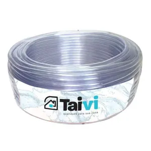 Mangueira Lisa PVC para Nivelamento 3/4" x 1,5mm Taivi Mangueira Lisa PVC 3/4" 10m Transparente Taivi