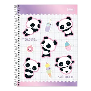 Caderno Universitário Espiral Capa Dura Tilibra Lovely Friend 10 Matérias 160 Folhas