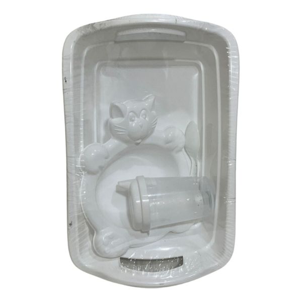 Kit Baby Organizador Prato E Copo Pin Infantil Plasti