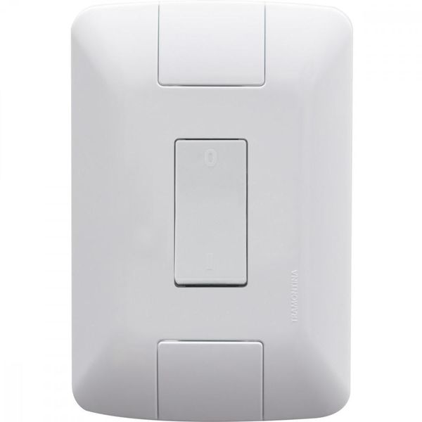Conjunto 4x2 com 1 Interrup Bipolar Simples 10A 250V
