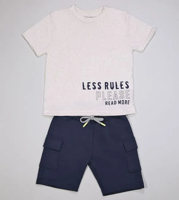 Conjunto Less Rules - 6512 Bege - 10