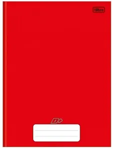Caderno Brochuão 48 Folhas Vermelho D+