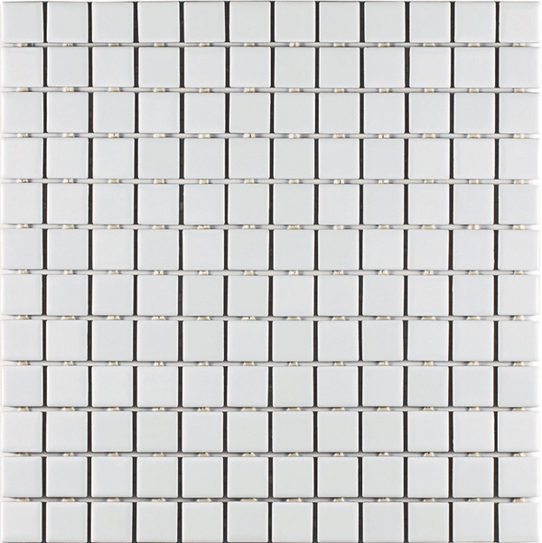 Pastilha para Piscina Branco Artico Acetinado 2,5X2,5 cm Bold Drop System Atlas
