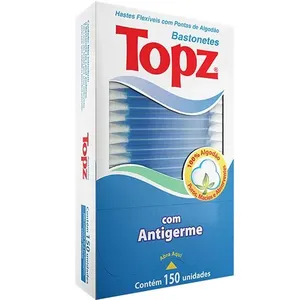 Hastes Flexíveis Topz Com 150 Unidades