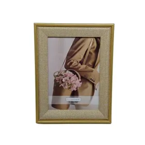 Porta-Retrato 13x18cm MDF Juta Bege XF588521 - Brascontinental