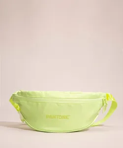 pochete grande pantone + verde neon Único