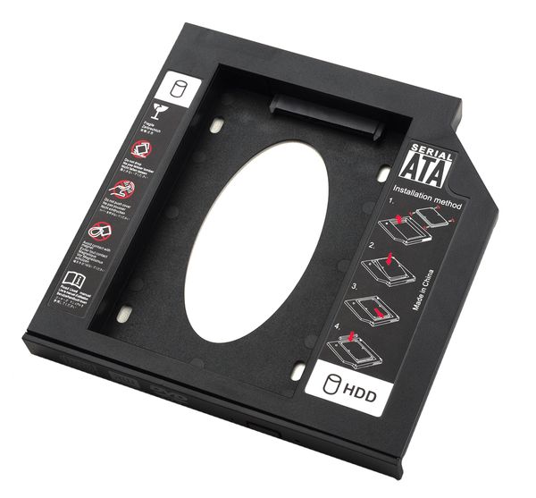 Adaptador Caddy SSD/HDD 12.7mm para Notebook | Goldentec