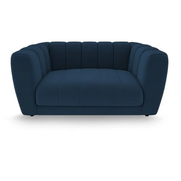 Caminha para Pet Loja Sheep Mini Poltrona Meg para Cães e Gato em Madeira de Eucalipto e Veludo Azul 33x80x52cm Caminha para Pet Loja Sheep Mini Poltrona Meg para Cães e Gato em Veludo Azul 33x80x52cm