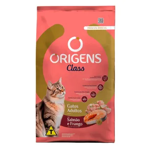 Ração Origens Class Gatos Adultos Salmão e Frango 10,1kg