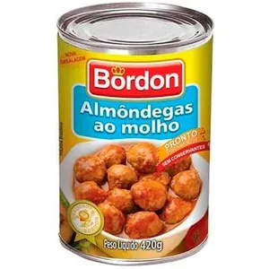 Almôndega Mista Ao Molho Bordon 420g