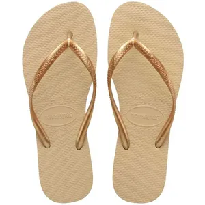Chinelo Slim Areia / Dourado Claro 35/36 40000302719356 - Havaianas