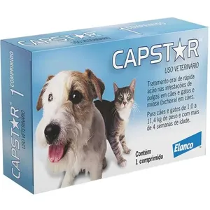 Medicamento Veterinário Capstar 11,4 mg (até 11,4 kg) 1 comprimido
