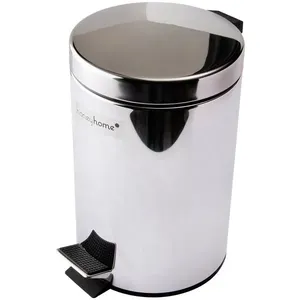 Lixeira Pedal Aço Inox 3 Litros com Cesto Removível LM0003 - honeyhome
