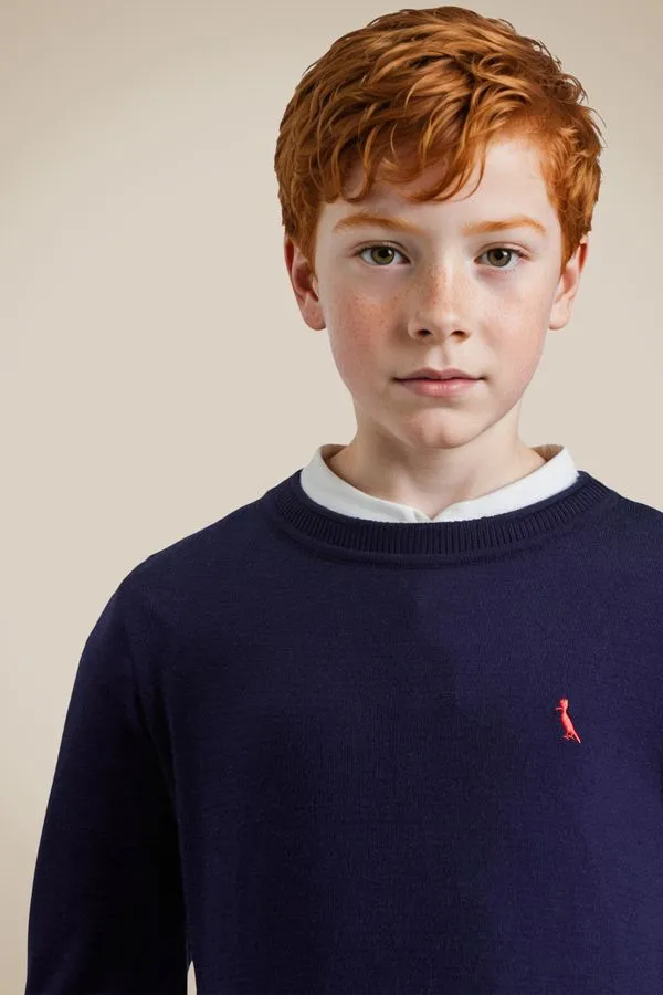 Casaco Mini Tricot Careca Comfy Marinho - 10
