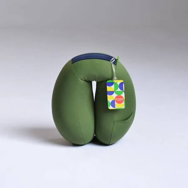 Almofada de Pescoço Flex com Alça Brasil Verde