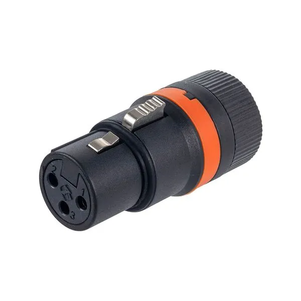Conector XLR Fêmea Rotativo LX3F Low Profile