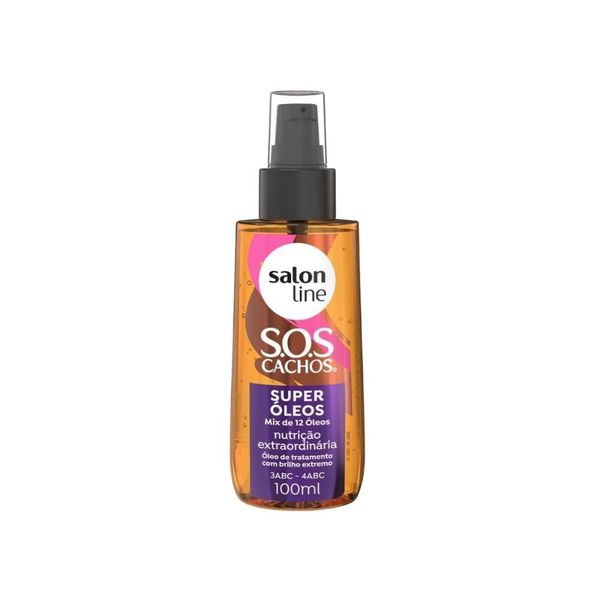 Oleo Capilar Salon Line Sos 100ml Super Óleos