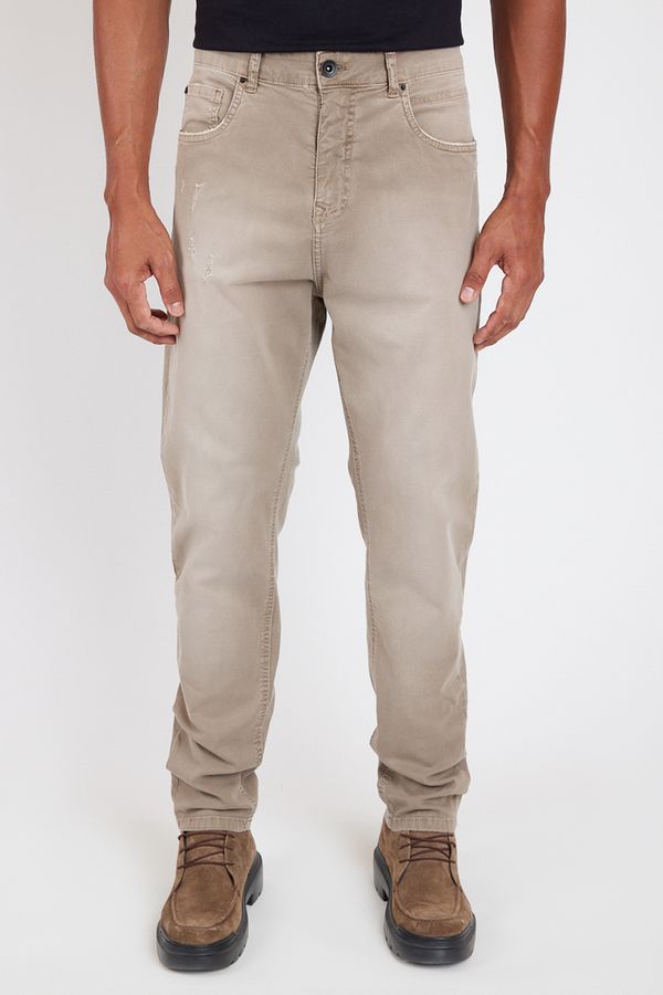Calça Color Relaxed Tinturada Cáqui - 48