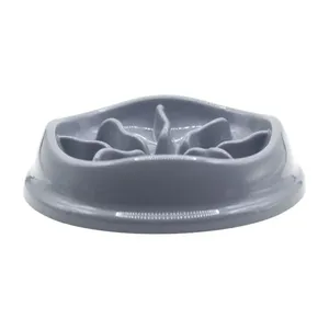 Comedouro Para Pets Lento Interativo Stark 350ml Cinza (MP)
