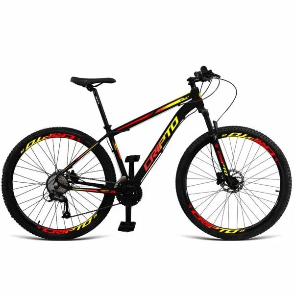 Bicicleta Cripto Mountain Bike Aro 29 Quadro Alumínio 24 Marchas Disco Hidráulico Cripto Bikes Bicicleta Cripto Mountain Bike Aro 29 Quadro Alumínio 24 Marchas Cripto Bikes
