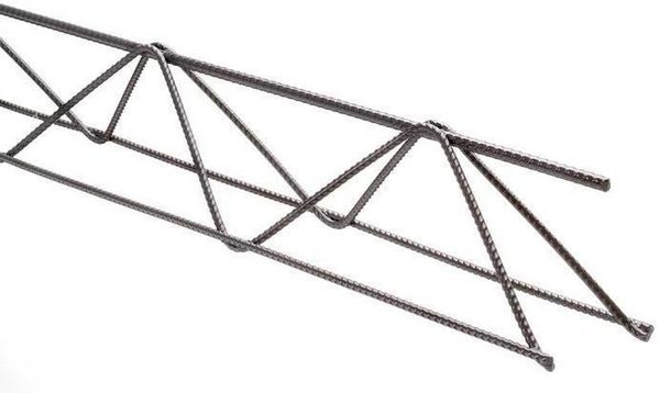 Treliça Ferro Gerdau TG8 Leve 6mm Barra Inferior 4,2mm Senoidal 4,2mm Barra Superior 8cm Altura 6m Comprimento
