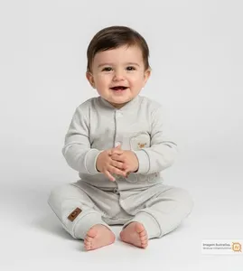 Macacão Grande Urso Cinza - RN