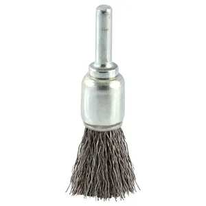 Escova de Aço Pincel 12mm com Haste - 7265 - BRASFORT