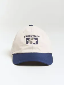 Boné dad hat estampa essentials detalhes marinho Off white