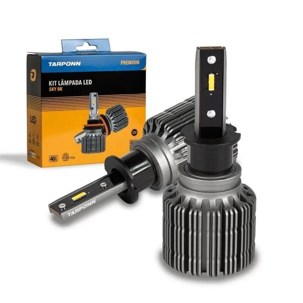Kit Lâmpada Led Tarponn Premium Sky 8k H3 Par