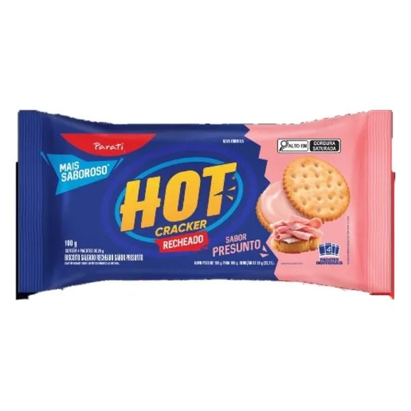 BISCOITO HOT CRACKER 100G PRESUNTO