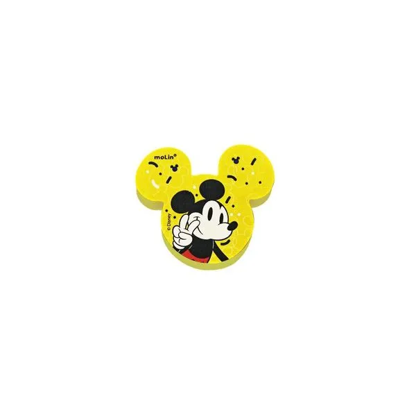 Borracha Molin do Brasil Mickey Mouse Molin Estampa 2 com Formato Ergonômico para Uso Escolar e Diário Borracha Molin do Brasil Mickey Mouse Molin Estampa 2 com Formato Ergonômico para Uso Escolar