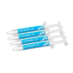 Kit 4 Clareador Dental Caseiro Lysmile Gel 16% Lysanda