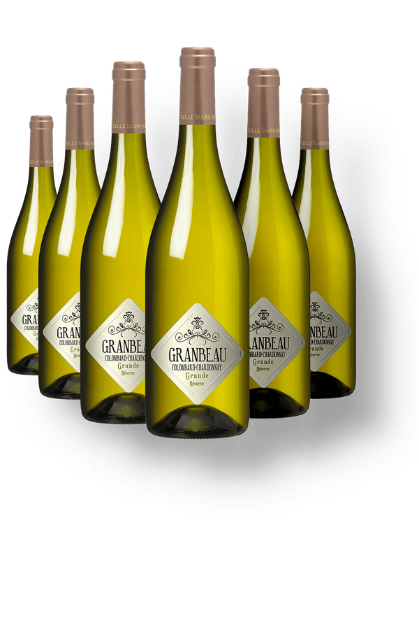 Kit com 6 Granbeau Colombard - Chardonnay Grande Réserve