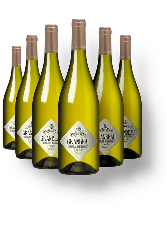 Kit com 6 Granbeau Colombard - Chardonnay Grande Réserve