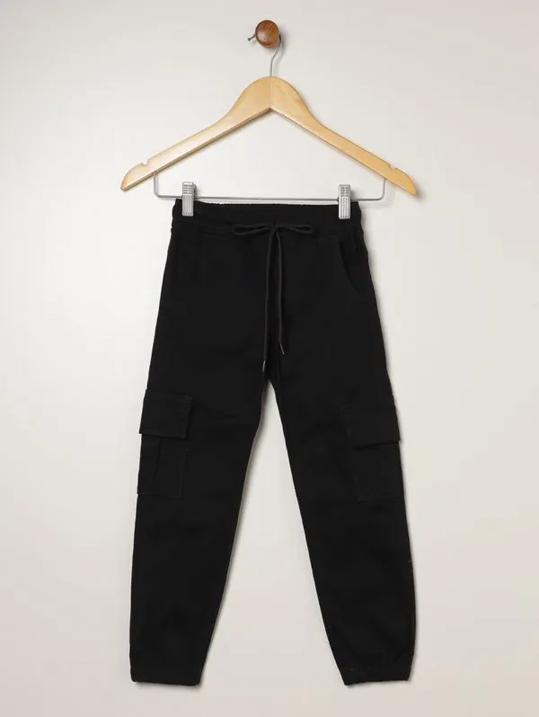 Calça Sarja Infantil Para Menino - PRETO 4