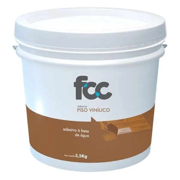 Cola A Base D'Água FCC Para Piso Vinílico 3,5kg (MP)