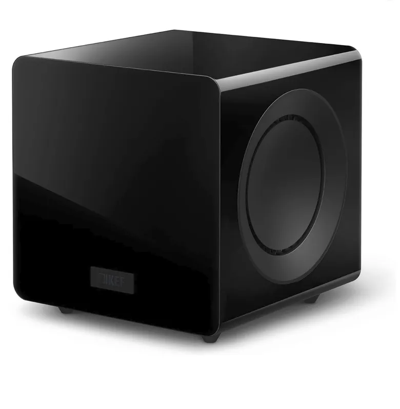 KEF KC92 Subwoofer Duplo de 9" com Force Cancellation Preto