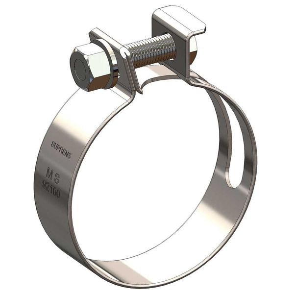Abraçadeira Aço Inox 105-117mm Largura 32mm Reforçada MSI 105117 Suprens